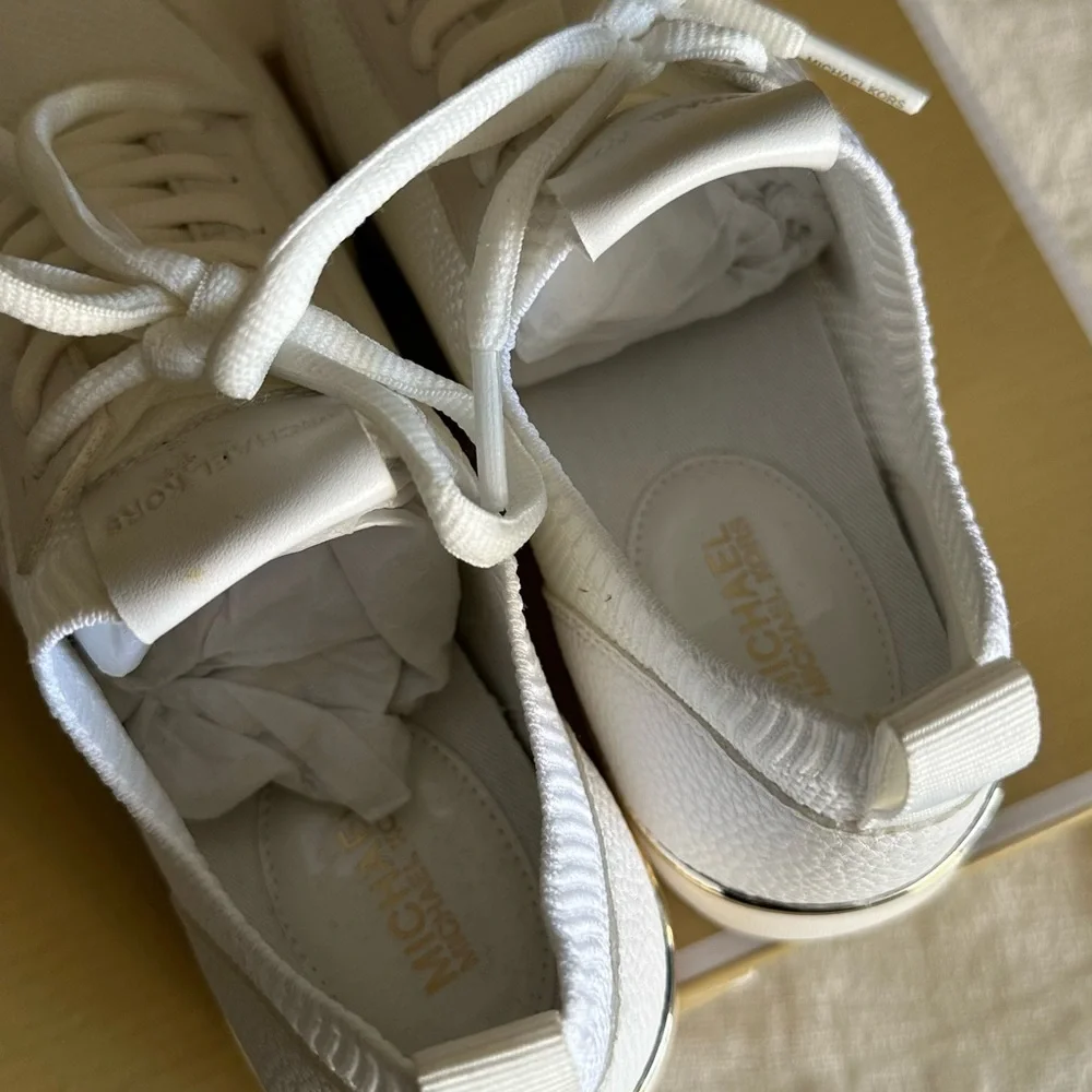 Michael Kors White Sneakers - Picture 5 of 8